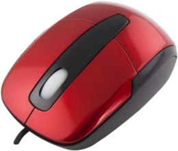 TM108R Mysz przewodowa 3D optyczna USB Barracuda czerwona Titanum