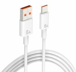 KK21K Kabel usb typ-c 1m biały