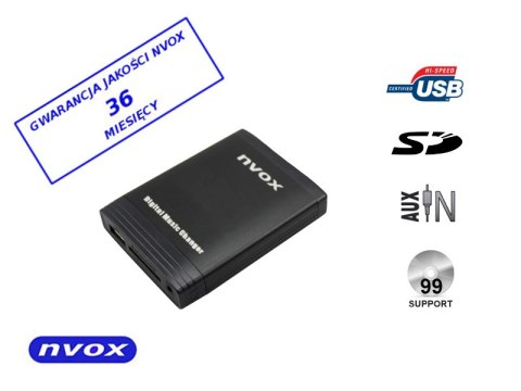 Zmieniarka cyfrowa emulator MP3 USB SD RENAULT 12PIN... (NVOX NV1086M REN 12PIN) Zmieniarka cyfrowa emulator MP3 USB SD RENAULT 12PIN... (NVOX NV1086M REN 12PIN)