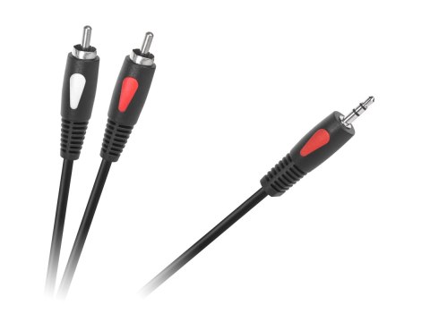 Kabel wtyk jack 3.5 - 2RCA 1.0m Cabletech Eco-Line Kabel wtyk jack 3.5 - 2RCA 1.0m Cabletech Eco-Line