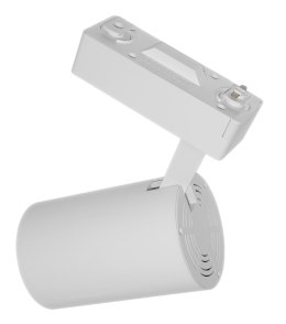 Lampa sklepowa led reflektor szynowy jednofazowy biały 30w 2250 lm światło neutralne 4000k