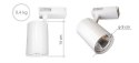 Lampa sklepowa led reflektor szynowy jednofazowy biały 30w 2250 lm światło zimne 6000k