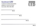 Świetlówka led 150cm 22w 3000k t8 jednostronna ciepła