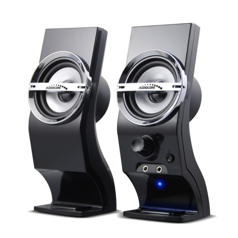 Głośniki komputerowe 6W Audiocore, USB, black, AC805 Głośniki komputerowe 6W Audiocore, USB, black, AC805