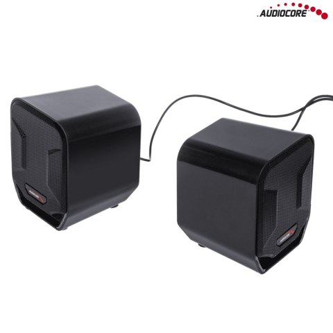 Głośniki komputerowe 6W USB Blue&Black Audiocore AC865 B Głośniki komputerowe 6W USB Blue&Black Audiocore AC865 B
