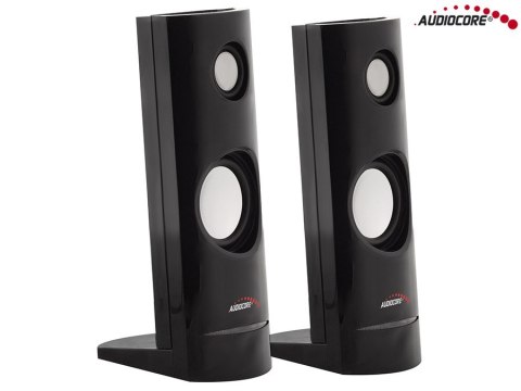 Głośniki komputerowe 8W USB Black Audiocore AC860 Głośniki komputerowe 8W USB Black Audiocore AC860