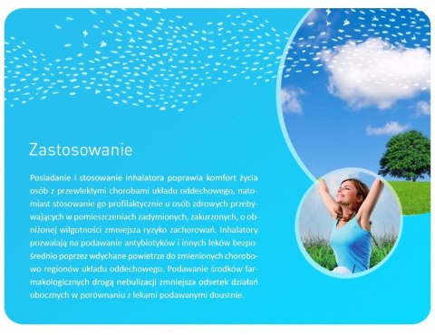 Inhalator dla dzieci Promedix, krówka, zestaw nebulizator, maski, filterki, PR-810 Inhalator dla dzieci Promedix, krówka, zestaw nebulizator, maski, filterki, PR-810