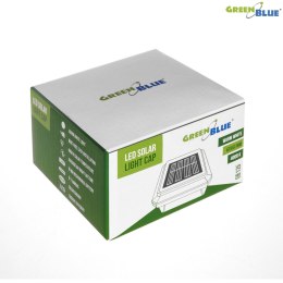 Lampa solarna LED na słupek GreenBlue, 60x60mm, daszek kopertowy, GB126