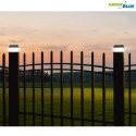 Lampa solarna LED na słupek GreenBlue, 60x60mm, daszek kopertowy, GB126