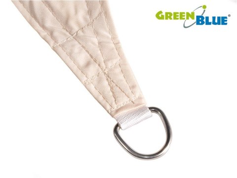 Żagiel ogrodowy zacieniacz UV poliester 4m trójkąt GreenBlue GB501 kremowy hydrofobowa powierzchnia Żagiel ogrodowy zacieniacz UV poliester 4m trójkąt GreenBlue GB501 kremowy hydrofobowa powierzchnia
