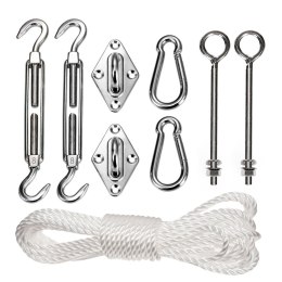 Zestaw metalowy do mocowania żagli GB508