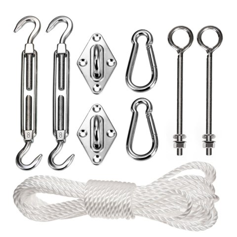 Zestaw metalowy do mocowania żagli GB508 Zestaw metalowy do mocowania żagli GB508