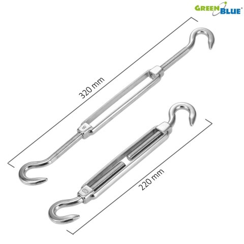 Zestaw metalowy do mocowania żagli GB508 Zestaw metalowy do mocowania żagli GB508