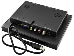 Monitor dotykowy open frame led 8cali vga hdmi av bnc 12v 230v