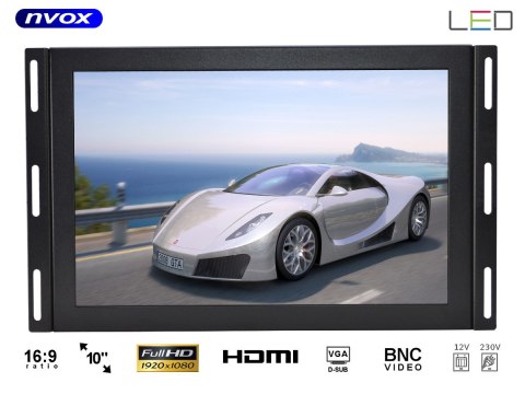 Monitor open frame ips led 10cali full hd vga hdmi usb av 12v 230v Monitor open frame ips led 10cali full hd vga hdmi usb av 12v 230v