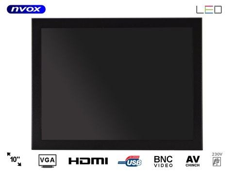 Monitor open frame led 10cali vga hdmi usb bnc av 12v 230v Monitor open frame led 10cali vga hdmi usb bnc av 12v 230v