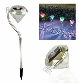 ZD50A Ogrodowa lampa solarna rgb diament