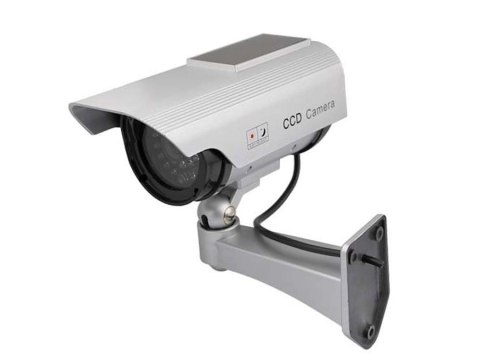 Atrapa kamery SOL1200 Solarna migająca dioda naklejka gratis Atrapa kamery SOL1200 Solarna migająca dioda naklejka gratis