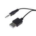 Głośniki komputerowe bluetooth 4.2, 3.5mm mini jack, USB 5v Audiocore AC845 czarne moc 10W - sterowanie dotykowe