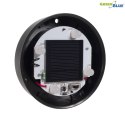 Solarna lampa wolnostojąca ogrodowa GreenBlue, kula 20x20x53cm, bialy LED, GB123