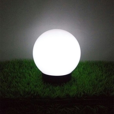 Solarna lampa wolnostojąca ogrodowa GreenBlue, kula 20x20x53cm, bialy LED, GB123 Solarna lampa wolnostojąca ogrodowa GreenBlue, kula 20x20x53cm, bialy LED, GB123
