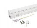 Świetlówka led liniowa t5 60cm 8w on/off zimna 6000k lampa natynkowa zintegrowana z oprawą