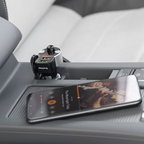 Transmiter samochodowy z funkcją bluetooth (2 gniazda USB) Transmiter samochodowy z funkcją bluetooth (2 gniazda USB)