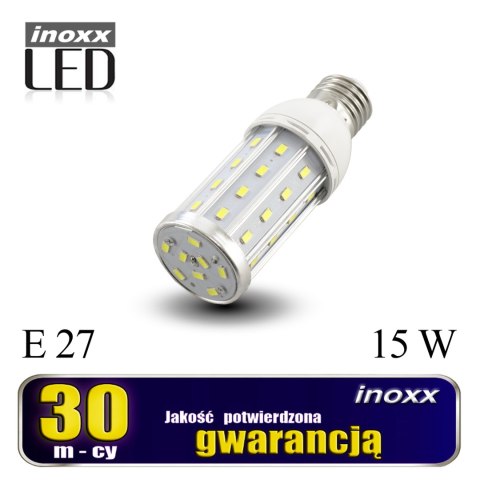 Żarówka e27 led corn 15w metalowa 6000k zimna Żarówka e27 led corn 15w metalowa 6000k zimna