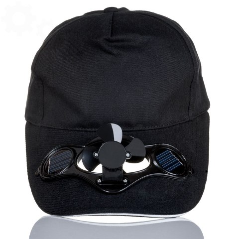 Czapka z wiatraczkiem Czarny wiatrakiem na lato Czapka z wiatraczkiem Czarny wiatrakiem na lato