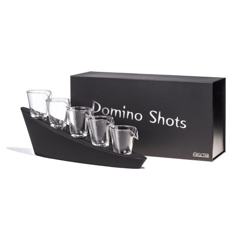 Domino Shots Deluxe kieliszki zestaw podstawka LED Domino Shots Deluxe kieliszki zestaw podstawka LED
