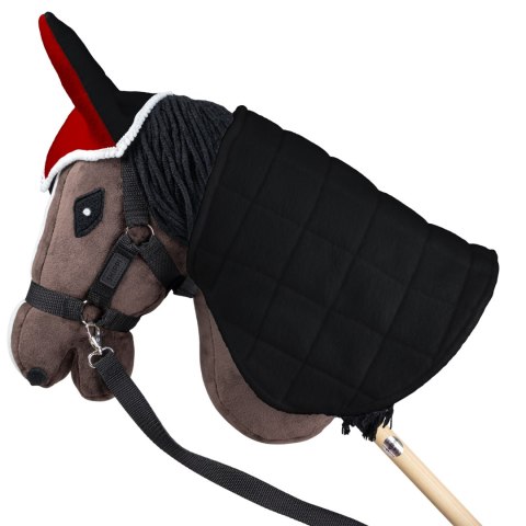 Derka dwustronna i nauszniki Skippi dla Hobby Horse - czerwony i czarny Derka dwustronna i nauszniki Skippi dla Hobby Horse - czerwony i czarny