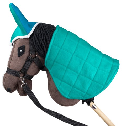 Derka dwustronna i nauszniki Skippi dla Hobby Horse - niebieska - zielona Derka dwustronna i nauszniki Skippi dla Hobby Horse - niebieska - zielona