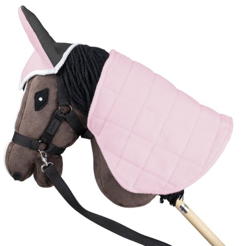 Derka dwustronna i nauszniki Skippi dla Hobby Horse - różowa i szara Derka dwustronna i nauszniki Skippi dla Hobby Horse - różowa i szara