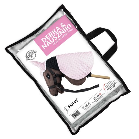 Derka i nauszniki Skippi dla Hobby Horse - różowa- prezent na dzień dziecka Derka i nauszniki Skippi dla Hobby Horse - różowa- prezent na dzień dziecka