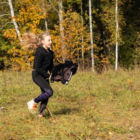 Hobby Horse Skippi A3 - Gniady- zabawka dla dziewczynki - konik na kiju Hobby Horse Skippi A3 - Gniady- zabawka dla dziewczynki - konik na kiju