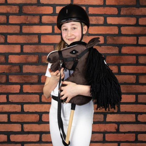 Hobby Horse Skippi A3 - Gniady- zabawka dla dziewczynki - konik na kiju Hobby Horse Skippi A3 - Gniady- zabawka dla dziewczynki - konik na kiju