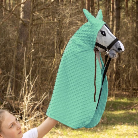 Peleryna Skippi dla Hobby Horse - miętowa - długa derka - kropierz Peleryna Skippi dla Hobby Horse - miętowa - długa derka - kropierz