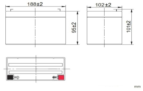 AKUMULATOR 24V/10AH-MB megaBAT AKUMULATOR 24V/10AH-MB megaBAT