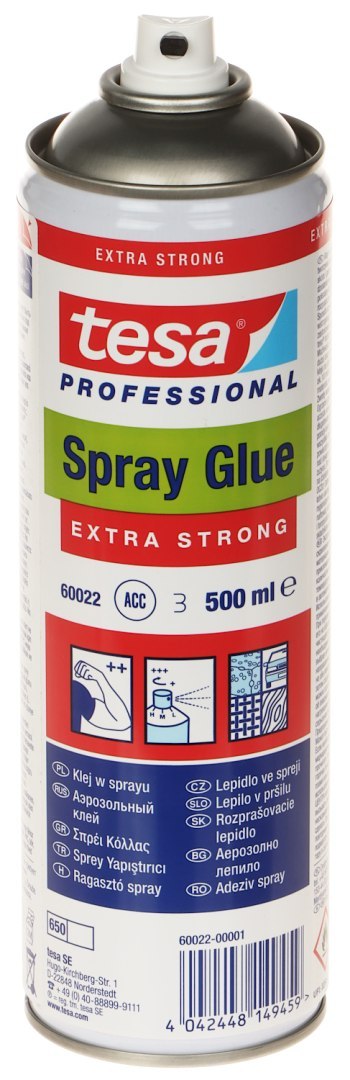 KLEJ SPRAY-GLUE/500ML SPRAY 500 ml TESA KLEJ SPRAY-GLUE/500ML SPRAY 500 ml TESA
