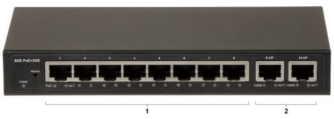 SWITCH POE GTX-CLM1-10-8G2G 8-PORTOWY SWITCH POE GTX-CLM1-10-8G2G 8-PORTOWY