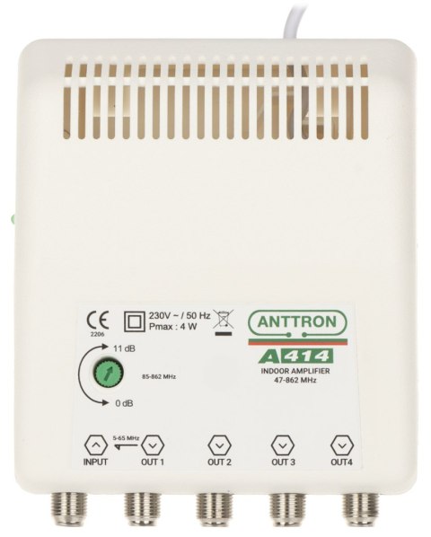 WZMACNIACZ ANTENOWY ANTTRON-A414 WZMACNIACZ ANTENOWY ANTTRON-A414