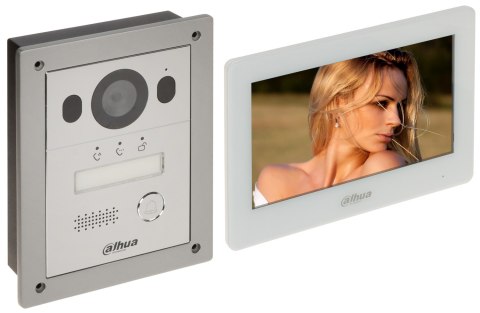 ZESTAW WIDEODOMOFONOWY KTX01(F) Wi-Fi / 2-Wire DAHUA ZESTAW WIDEODOMOFONOWY KTX01(F) Wi-Fi / 2-Wire DAHUA