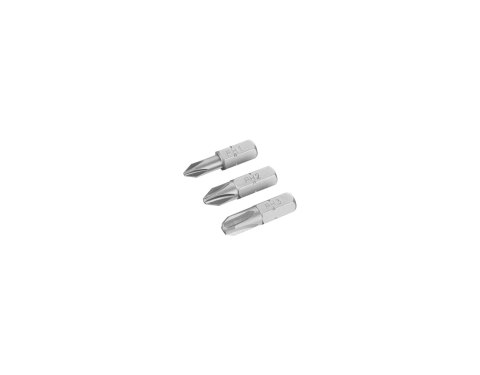 Końcówki wkrętarskie - philips komplet ph1,2,3/25 (3szt.) Końcówki wkrętarskie - philips komplet ph1,2,3/25 (3szt.)