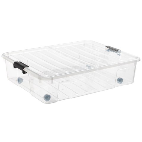Pojemnik pod łóżko Plast Team Home Box Bedroller XL 49L Pojemnik pod łóżko Plast Team Home Box Bedroller XL 49L