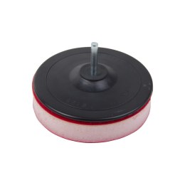 Dysk-przystawka fi=125mm, trzpień fi=7mm (rzep) + dystans z gąbki