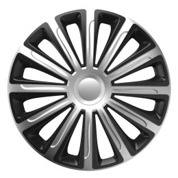Kołpak samochodowy czarno srebrny trend silver&black 15