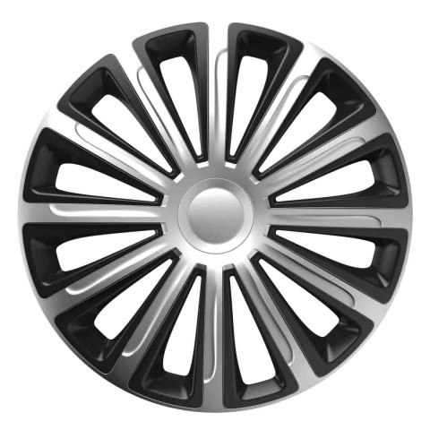 Kołpak samochodowy czarno srebrny trend silver&black 15" cali Kołpak samochodowy czarno srebrny trend silver&black 15" cali