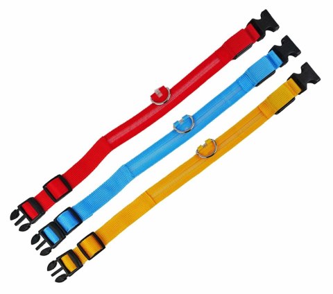 AG232B Obroża świecąca led 34-42cm yello AG232B Obroża świecąca led 34-42cm yello