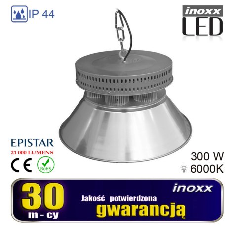 Lampa przemysłowa led 300w high bay cob 27 000lm 6000k zimna Lampa przemysłowa led 300w high bay cob 27 000lm 6000k zimna