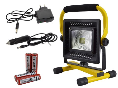 Naświetlacz przenośny led 50w x2 + statyw teleskopowy 160cm Naświetlacz przenośny led 50w x2 + statyw teleskopowy 160cm